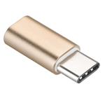 Adapter microUSB na USB-C, zlatá