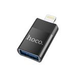 Adapter OTG HOCO UA17  USB - Lightning (iPhone) černá