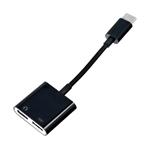 Adapter USB-C - USB-C sluchátka / USB-C nabíjení (BULK)