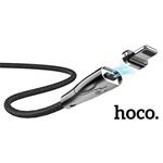 Data kabel HOCO U75 Blaze, magnetický, Lightning, 3A, 1.2m, černá