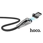 Data kabel HOCO U75 Blaze, magnetický, USB-C, 3A, 1.2m, černá