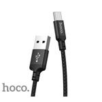 Data kabel HOCO X14 Times speed, USB-C, 3A, 1m, černá
