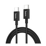 Data kabel HOCO X23 Skilled, USB-C/USB-C (PD), 3A, 1m, černá