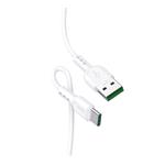 Data kabel HOCO X33 Surge, USB-C, 5A, super charger, 1m, bílá