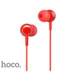 HF, sluchátka HOCO M14 Initial sound, stereo, jack 3,5 mm, červená