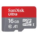 Karta paměť.microSDHC 16GB SanDisk Ultra, 98MB/s, Class10 UHS-I + adapter