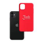 Kryt ochranný 3mk Matt Case pro Apple iPhone 11, strawberry/červená