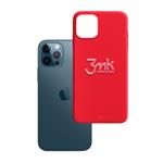 Kryt ochranný 3mk Matt Case pro Apple iPhone 12, 12 Pro, strawberry/červená