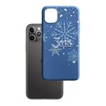 Kryt ochranný 3mk Matt Case pro Apple iPhone 12, 12 Pro, ZIMA edice All You Need Is Snow (modrá)