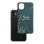 Kryt ochranný 3mk Matt Case pro Apple iPhone 12 mini, ZIMA edice Jingle All The Way (tmavě zelená)