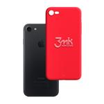 Kryt ochranný 3mk Matt Case pro Apple iPhone 7, 8, SE (2020) strawberry/červená