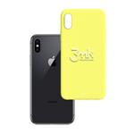 Kryt ochranný 3mk Matt Case pro Apple iPhone X, XS, lime/žlutozelená