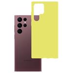 Kryt ochranný 3mk Matt Case pro Samsung Galaxy S22 Ultra (SM-S908) lime/žlutozelená