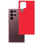Kryt ochranný 3mk Matt Case pro Samsung Galaxy S22 Ultra (SM-S908) strawberry/červená