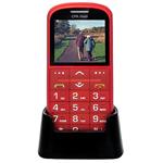 myPhone 1011PRO SENIOR - CPA Halo 11 Pro Senior, červený s nabíjecím stojánkem