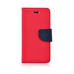 Pouzdro kniha Fancy pro Huawei Y5p, červeno-modrá (BULK)