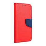 Pouzdro kniha Fancy pro Xiaomi Redmi Note 10 / 10S, červeno-modrá (BULK)