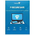 Software F-Secure SAFE 6 měsíců pro 3 zařízení (PC, MAC, Smartphone, iOS, Windows, Android)