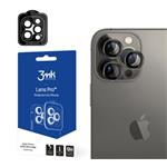 Tvrzené sklo 3mk Lens Pro ochrana kamery pro Apple iPhone 13 Pro / iPhone 13 Pro Max, Graphite Gray