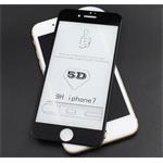Tvrzené sklo 5D pro Apple iPhone 6 Plus / 6S Plus, plné lepení, černá